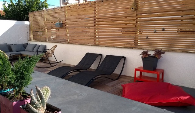 Air-conditioned apartment with terrace 5 minutes from the beach between Collioure and Cadaques