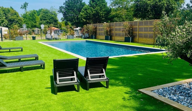 Air-conditioned mobile home - Swimming pool - 2 terraces - 20 min Landes beaches