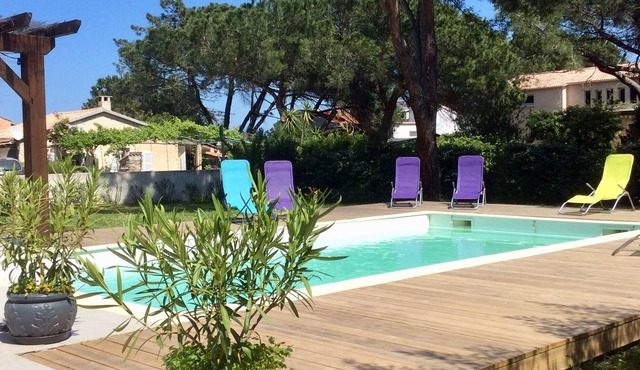 Air-conditioned seaside villa with private pool and terrace