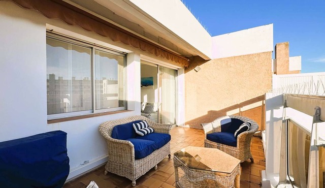 Air-conditioned studio for 4 people, 50m from the beach - Les Salins d'Hyères