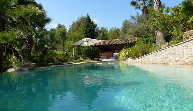 air-conditioned villa, heated swimming pool nestled in an exceptional park.