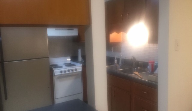 Airport Adjacent Well Lit Condo