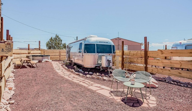 Airstream w/ Private Hot Tub (Unit G) - 4 Person Airstream with Private Hot Tub