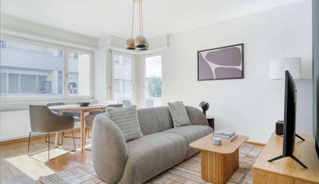 Airy Allschwil 3 Room w/Storage Room, nr Tram & Market, by Blueground