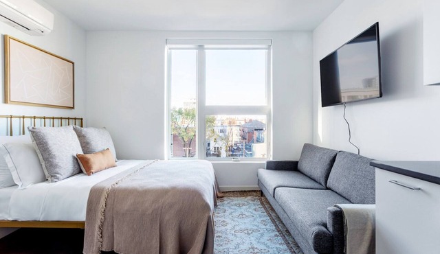 Airy Central Square Studio w/Doorman, near Charles River, by Blueground