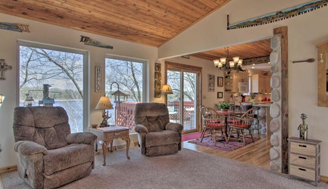 Airy Cottage with Dock and Views on Buffalo Lake!