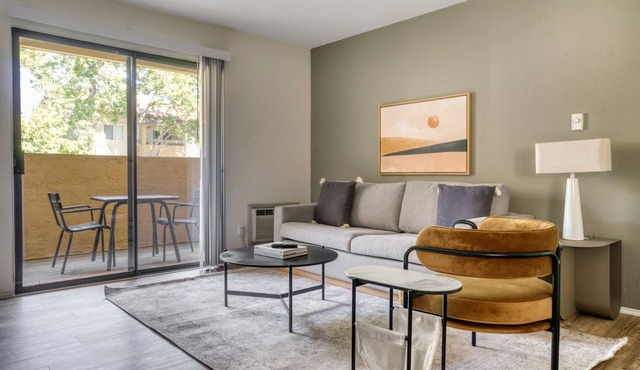 Airy Mountain View 1BR w/Pool, Gym & W/D, near Target, by Blueground