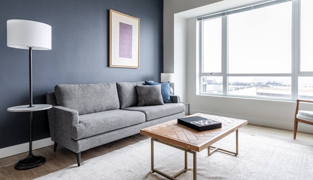 Airy Somerville 1BR w/ Gym, Doorman, nr. Assembly Row