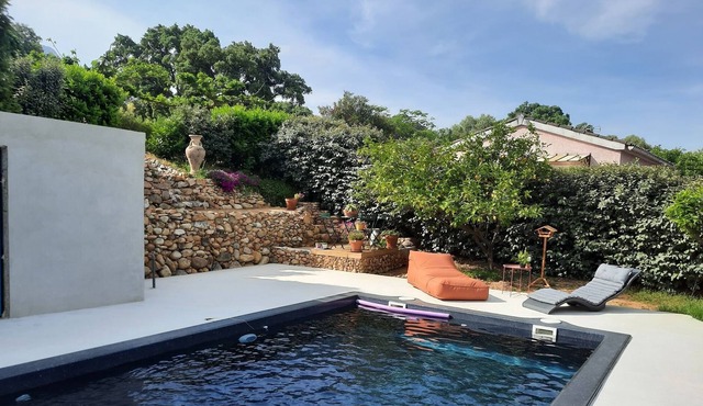 Ajaccio plaine de village cuttoli t1 bis beaches, river, swimming pool 2 persons