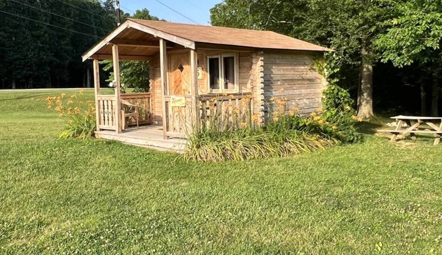 "Akeman" Camping Cabin #5 | Pet Friendly