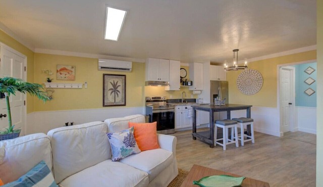 Albatross Landing on the beach approach