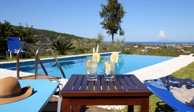 Alea Resort- Dioni-Luxury private villa with pool-a great sea view-dreamy sunset