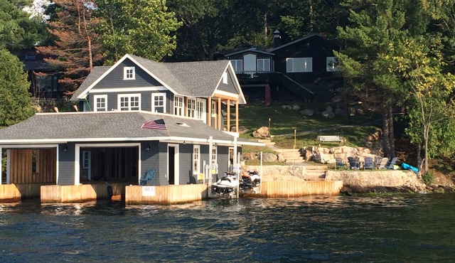 Alexandria Bay Waterfront House with separate Boathouse