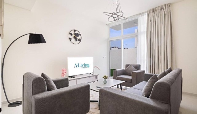Aliving 3BR Villa With Maid Room Damac Hills-2
