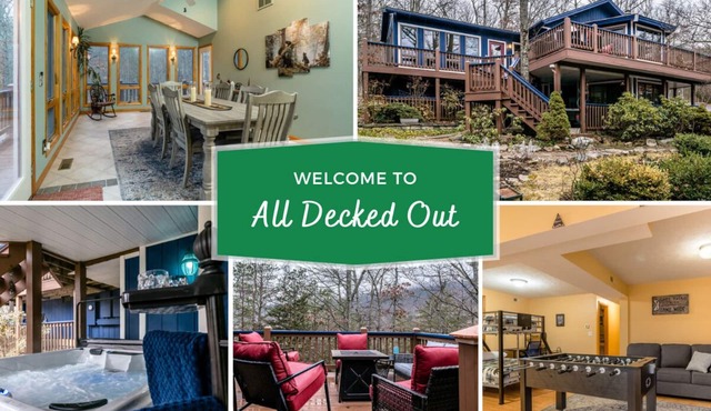All Decked Out at Massanutten -HOT TUB, GAME ROOM, GREAT OUTDOOR SPACES TO RELAX