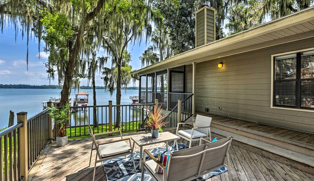 'All Decked Out' Home on Cherry Lake w/Dock!