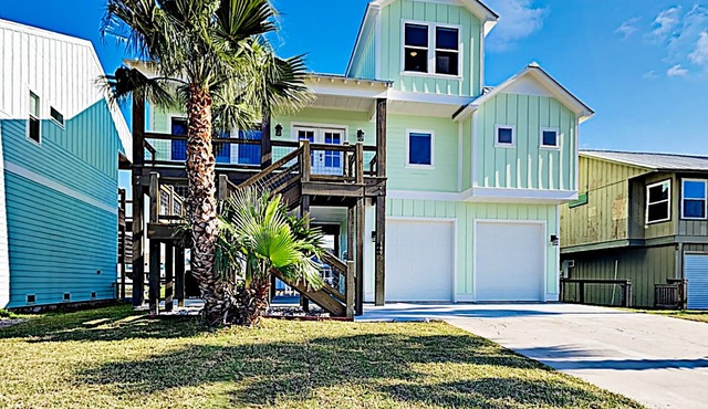 All-New Build & Furnishings: Canal-Front Stilted Home w/ Private Decks