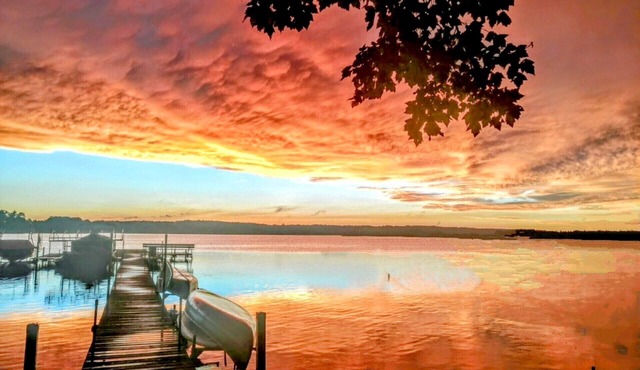 All New Luxury Cabin on Balsam Lake! 5,500SF! Sunsets! Arcades! 75 Min to MSP!