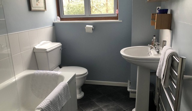 All yours Bright & airy cosy 1 bedroom apartment situated in its own woodland