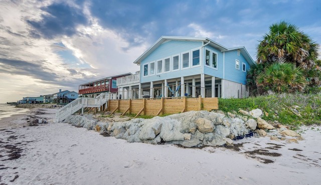 Alligator Point Beachfront Home w/Private Hot Tub