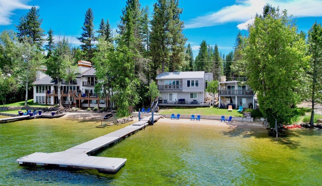 Almost Heaven-Lakefront-Shared dock w/Annie's Place-Rent both for a 6-room getaway for large groups!