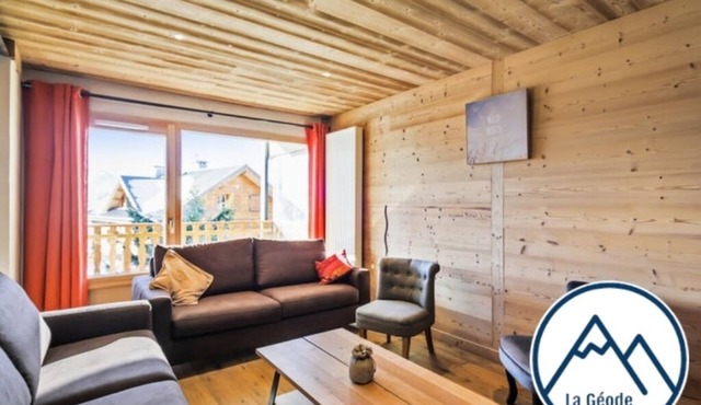 Alpe d'Huez center, La Géode, close to ski slopes, apartment, 4 bedrooms, in house