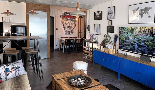 Alpe d'Huez rental apartment, 6 people, 2 bedrooms, covered parking