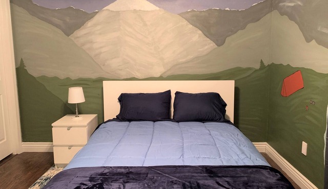 Alpine Abode: We made our own mountain view in this charming 1-bedroom apartment