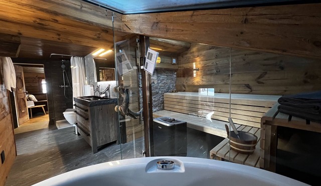 Alpine hideway in the Valais mountains of Saas-Fee