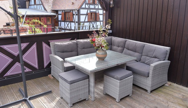 Alsatian house in the heart of Kaysersberg with E-Bike / sauna / garage / terrace