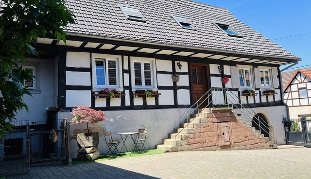 Alsatian house 130m2 with courtyard and garden