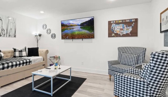 Amazing 1-bedroom apartment with WiFi Sleeps 6