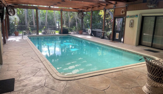 amazing 3/2 home on the river with pool and walking distance to beach