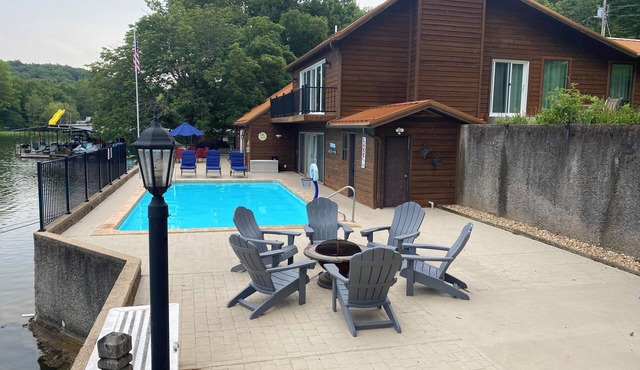 Amazing 5 bedroom, 4 bath home with Private Pool & Dock located in a great cove.