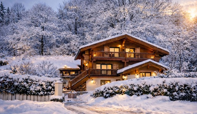Amazing 8-person chalet with Nordic bath and exceptional Mont Blanc view