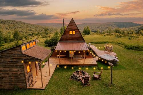 Amazing A-Frame with ATV on a Private Retreat for an Unforgettable Escape in the Catskills near Roscoe, New York