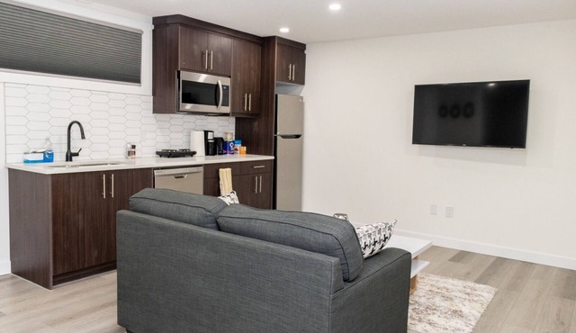 Amazing Basement Suite With a Dedicated Workspace