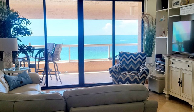 Amazing Beachfront in Crescent Beach Club Gated Community with Sweeping Views!