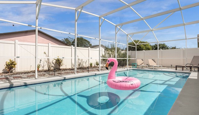 Amazing Blue Private Pool - 4BR House Near Disney