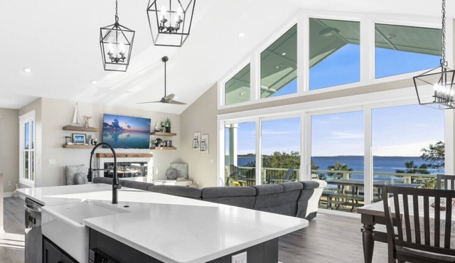 Amazing Gulf views ~ 4 bedrooms ~ Brand new home ~ Great for families