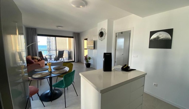 Amazing holiday let luxury apartment in Calpe with breathtaking sea views Ref 1226
