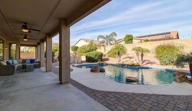 AMAZING home Close to Stadiums! HEATED Pool! SPACE for the whole Family!