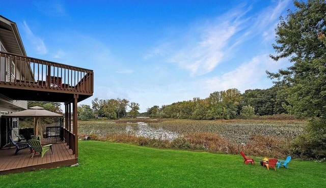 Amazing lake views at the La Porte Lily Pad