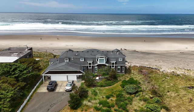 Amazing Large Ocean Front Home - Direct Beach Access & Views Galore!