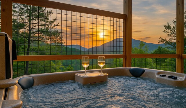 Amazing Mountain Views | Modern! | Hot Tub Bliss!