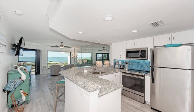 AMAZING OCEANFRONT VIEWS overlooking the private beach at the Boca Grande Club