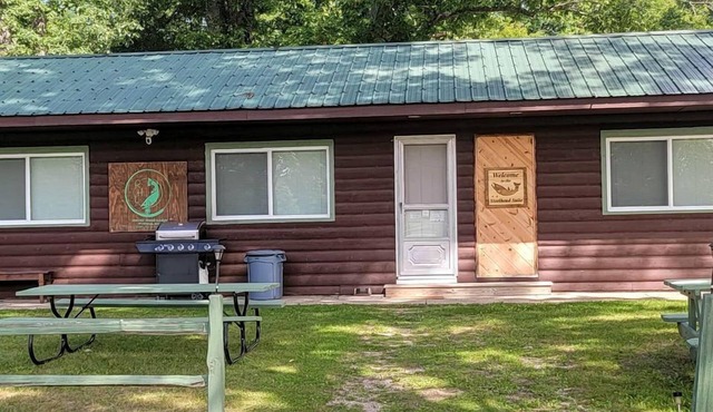 Amazing Riverfront Cottage with Fire Pit in Wellston, Michigan