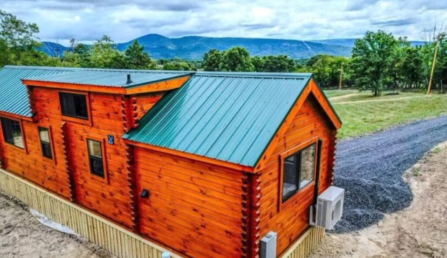 Amazing Star gazing Mountain View 2-bedroom cabin with AC, WiFi at Old Fields WV