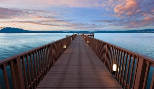 Amazing View of Clear Lake and Mountains