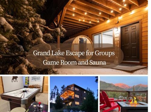 Amazing View! Sauna 1 Block to Downtown 5BR Sleeps16 with 2 King Suites Game Rm